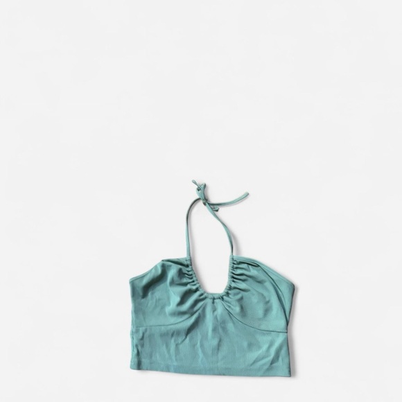 SHEIN Mint Ribbed Knit Top - Picture 1 of 3